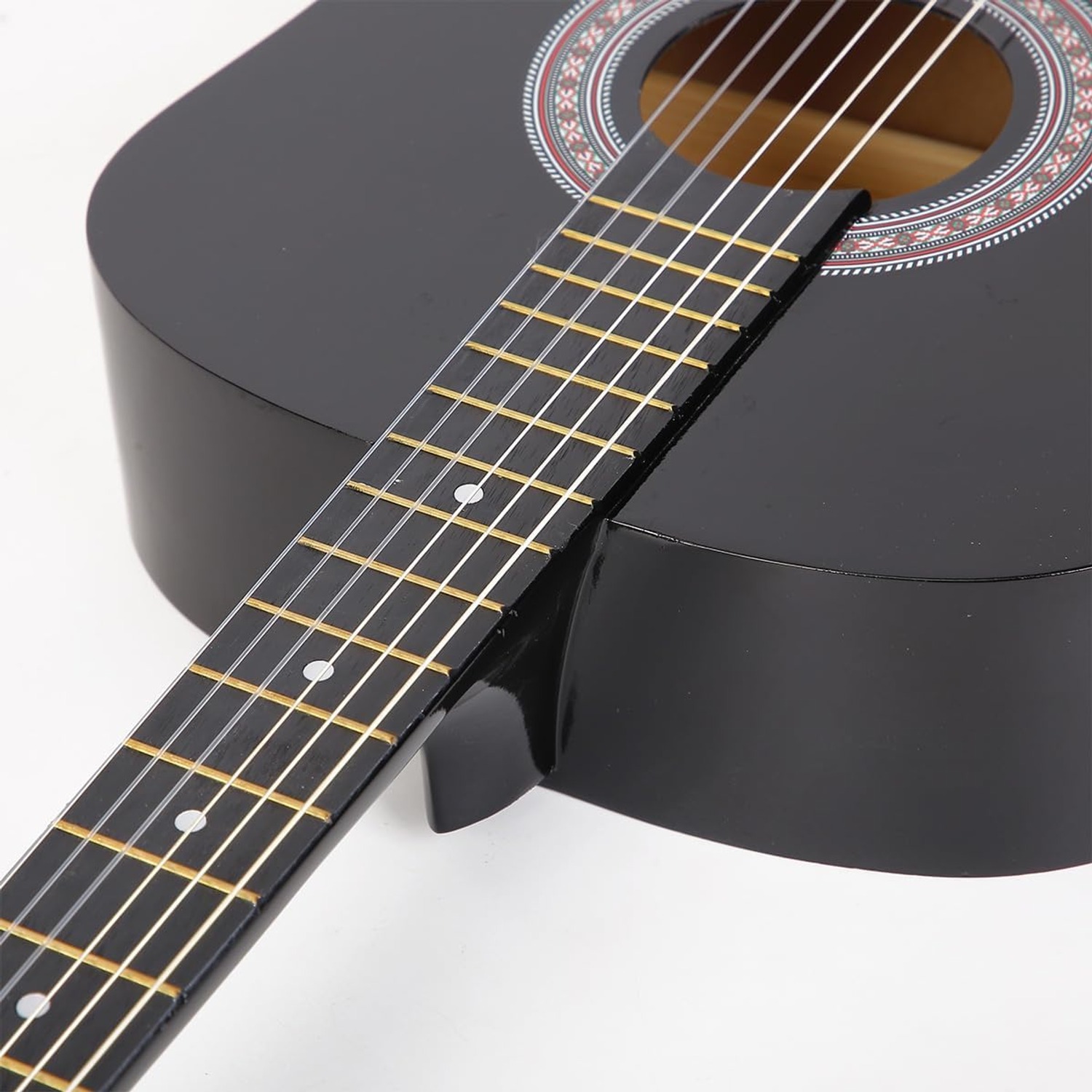 38 Inch Classical Guitar Starter Kit with Gig Bag, Capo and Strap: image 3