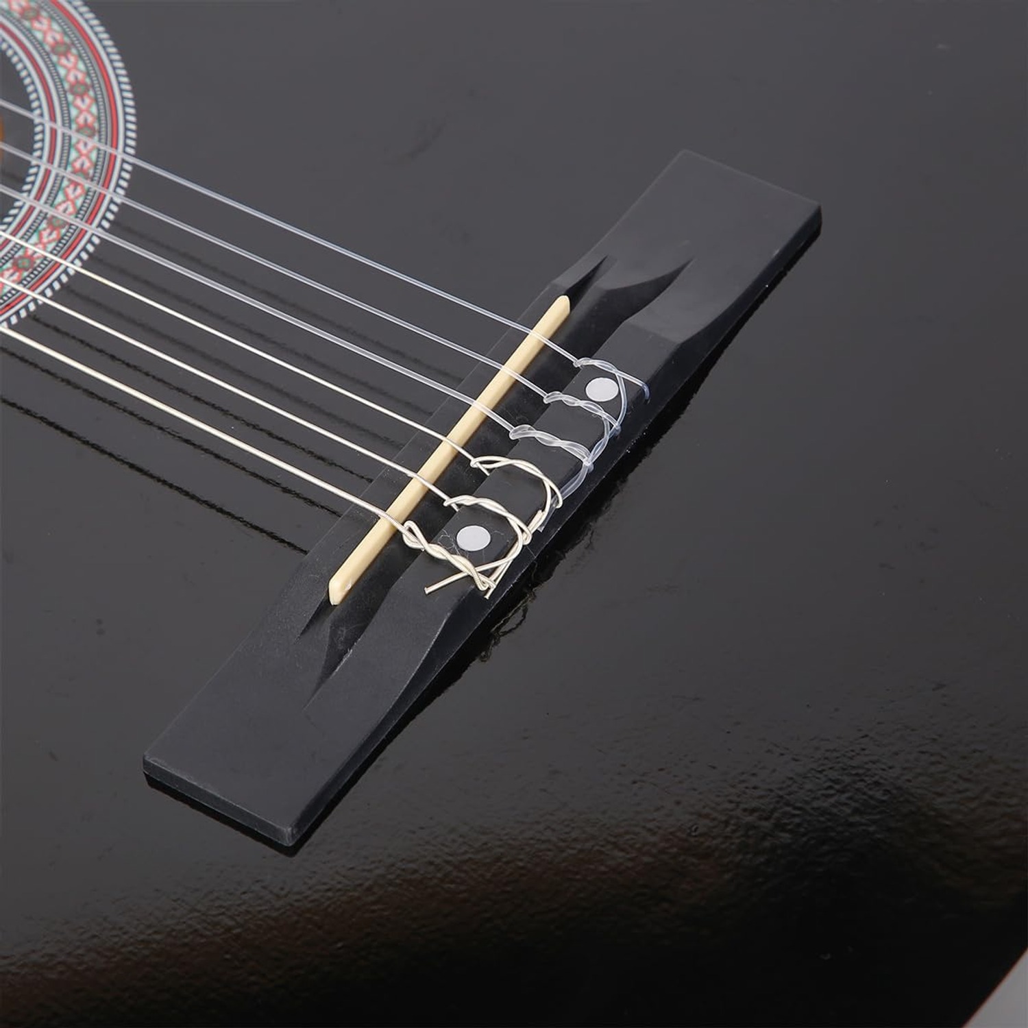 38 Inch Classical Guitar Starter Kit with Gig Bag, Capo and Strap: image 4