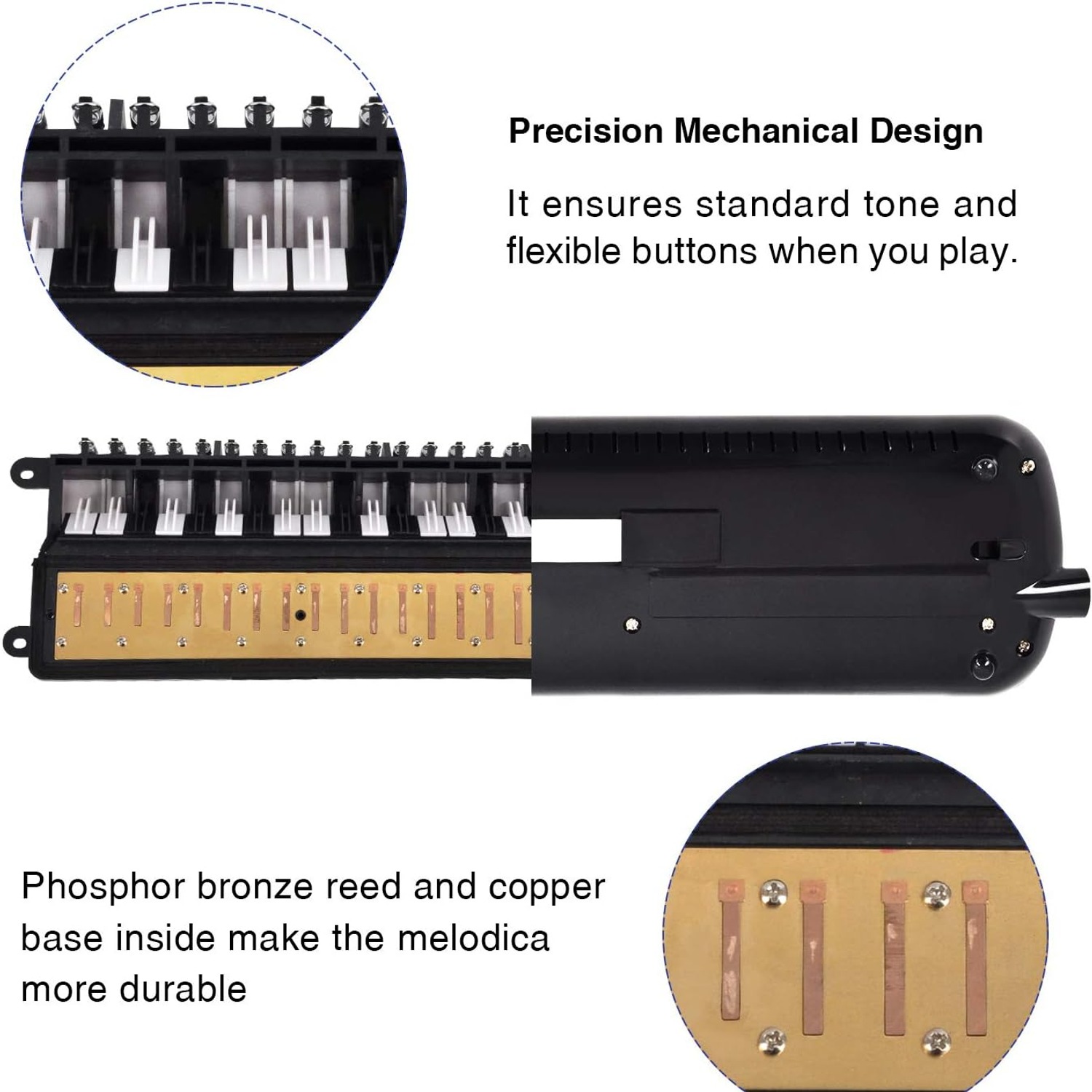 EASTROCK 32-Key Melodica Set with Hard Case: image 2