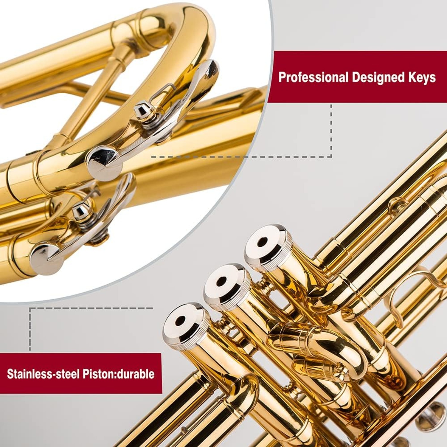 Bb Trumpet with Case and Gloves: image 3